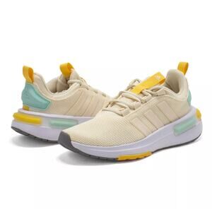 New Yellow Maize Blue Adidas Lightweight Running Walking Shoes Sneakers‎ Women's